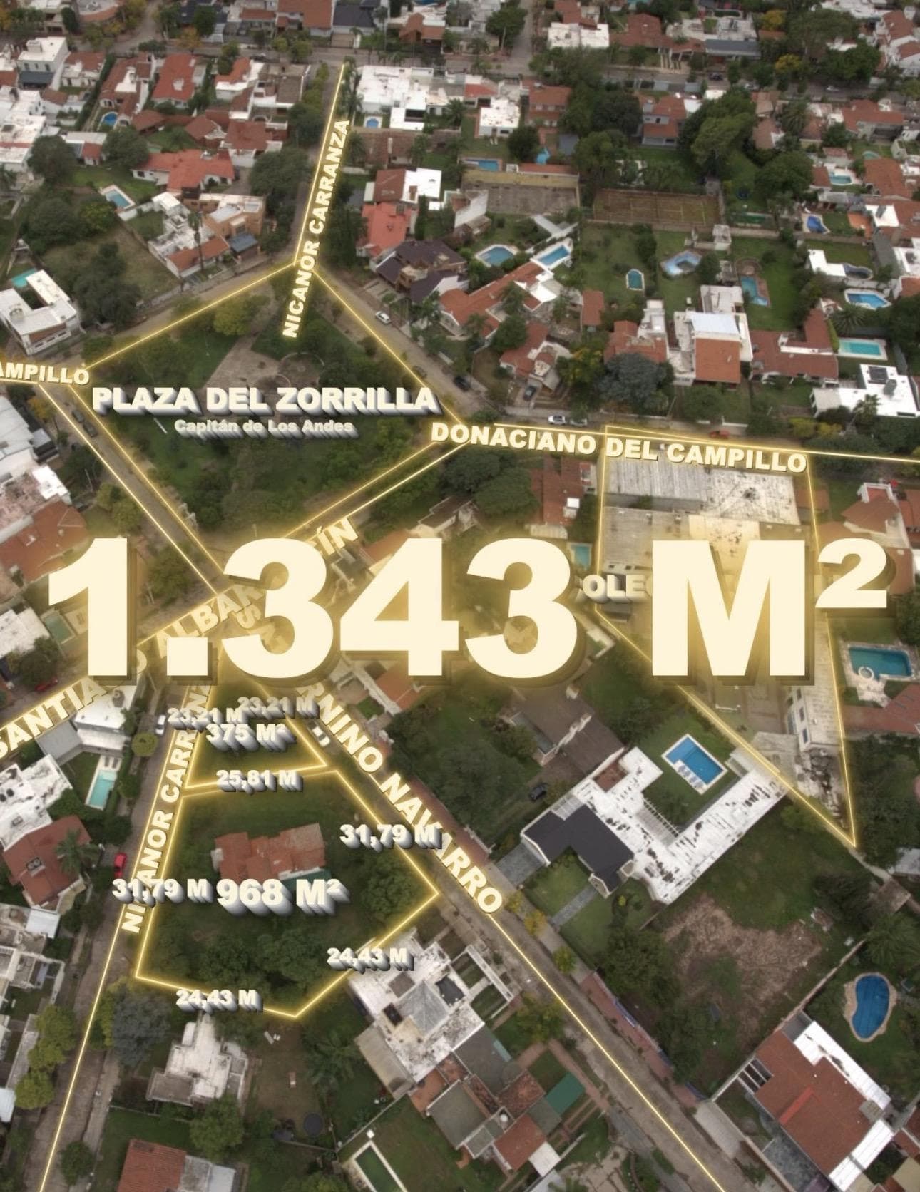 Casa a reciclar con 1323 m2 frente a plaza del Zorrilla en Cerro de Las Rosas – foto 1